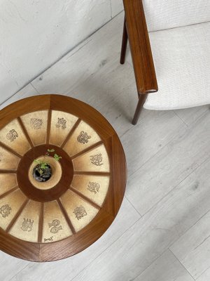 Barrois Style Coffee Table in Wood and Ceramic, 1960s-UX-1245400