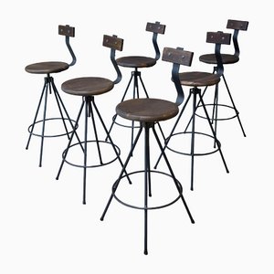 Barstool with Backrest from Vivre Crafts-IA-1412597