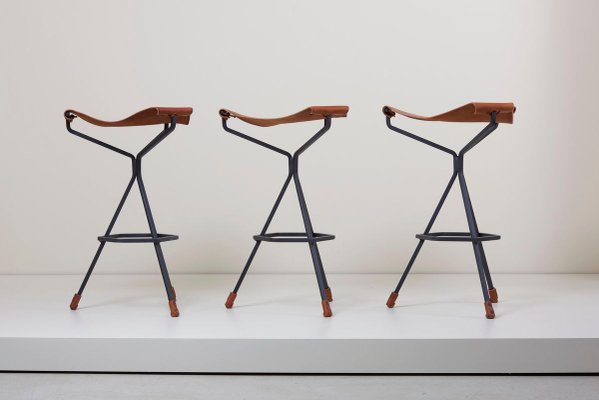 Barstools by Dan Wenger, USA, 2017, Set of 3-SFD-631686