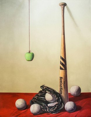 Baseball, Original Lithograph by Zhang Wei Guang - 2008 2008-ZCI-760800