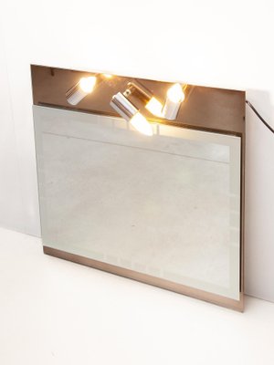 Bathroom Illuminated Mirror from Isa, Italy, 1970s-KL-1804763