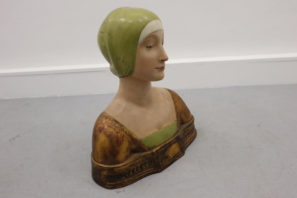 Battista Sforza Duchess Bust of Urbino by Mino Da Fiesole, 1940s-JWH-1138918