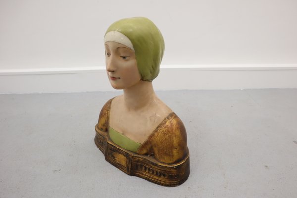 Battista Sforza Duchess Bust of Urbino by Mino Da Fiesole, 1940s-JWH-1138918