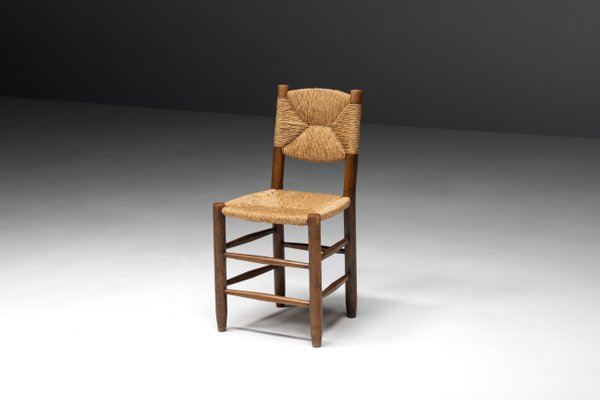 Bauche Dining Chair attributed to Charlotte Perriand for Steph Simon, France, 1950s-GW-1746689