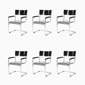 Bauhaus Armchairs, 1930s, Set of 6-XHV-566860