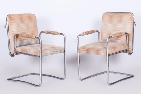 Bauhaus Armchairs by Karel E. Ort for Hynek Gottwald, Czechia, 1930s, Set of 2-WHY-1734485