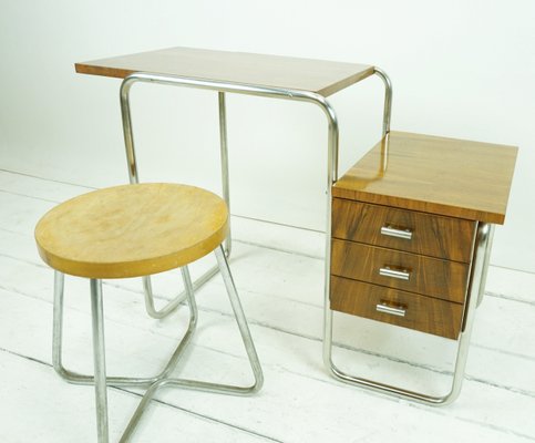 Bauhaus B91 Desk by Marcel Breuer for Thonet, 1930s-FHJ-1383430