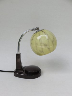 Bauhaus Bakelite Table Lamps by Marianne Brandt for GMF, 1920s, Set of 2-EY-548296