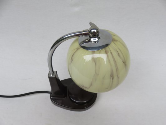 Bauhaus Bakelite Table Lamps by Marianne Brandt for GMF, 1920s, Set of 2-EY-548296