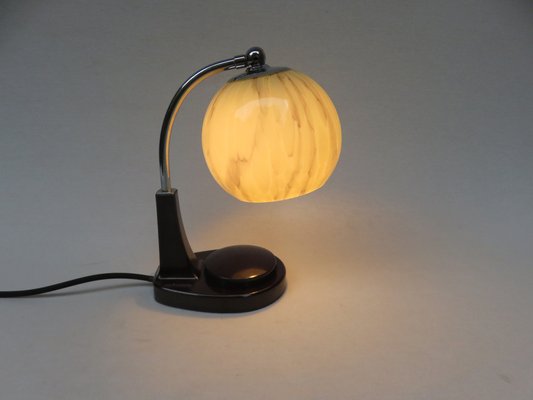 Bauhaus Bakelite Table Lamps by Marianne Brandt for GMF, 1920s, Set of 2-EY-548296