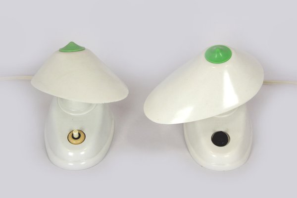 Bauhaus Bakelite Table Lamps from Esc, 1940s, Set of 2-WVS-1705734