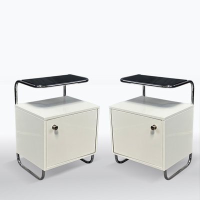 Bauhaus Bedside Tables from Kovona, 1940s, Set of 2-XSL-2020693