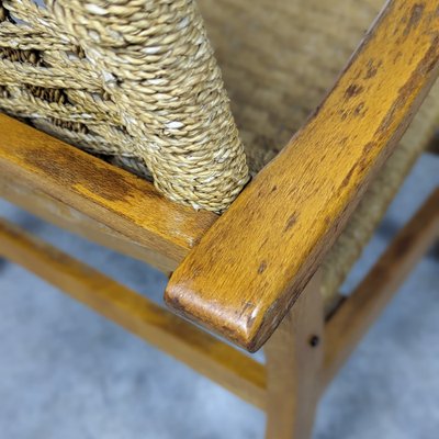 Bauhaus Beech and Rope Armchair by Erich Dieckmann, 1930s-TLV-1762827