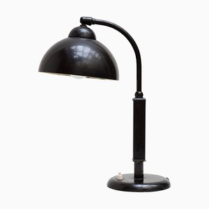 Bauhaus Black Desk Lamp by Christian Dell for Kaiser, 1930s-KL-970678