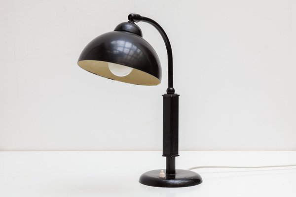 Bauhaus Black Desk Lamp by Christian Dell for Kaiser, 1933-KL-1151442