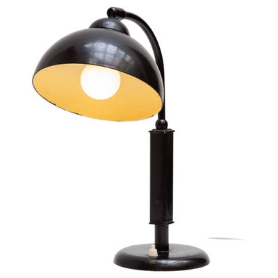 Bauhaus Black Desk Lamp by Christian Dell for Kaiser, 1933-KL-1151442