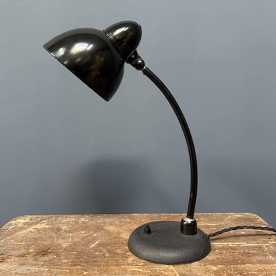 Bauhaus Black Table Light from Beha, 1930s-NPL-2022258