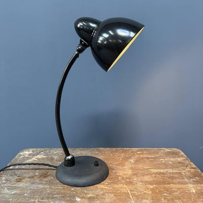 Bauhaus Black Table Light from Beha, 1930s-NPL-2022258