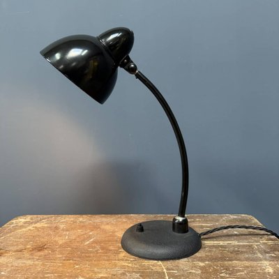 Bauhaus Black Table Light from Beha, 1930s-NPL-2022258