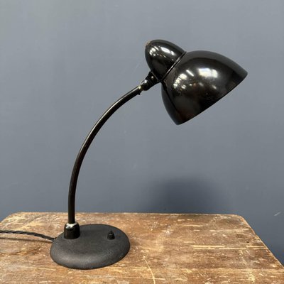 Bauhaus Black Table Light from Beha, 1930s-NPL-2022258