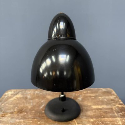 Bauhaus Black Table Light from Beha, 1930s-NPL-2022258