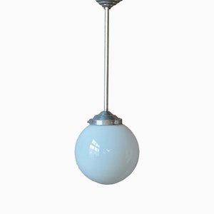 Bauhaus Boule Ceiling Lamp, 1940s-AIU-666108