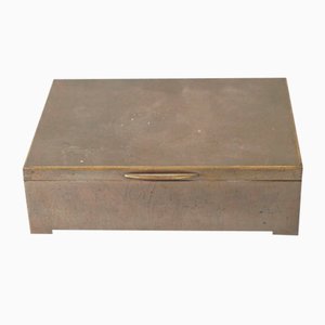 Bauhaus Brass Cigar Box from Erhard & Söhne-RST-1233388