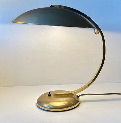 Bauhaus Brass Desk Lamp by Egon Hillebrand, 1940s-LCR-1133084