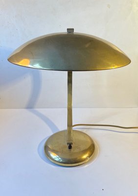 Bauhaus Brass Desk Lamp by Egon Hillebrand, 1940s-LCR-1133084