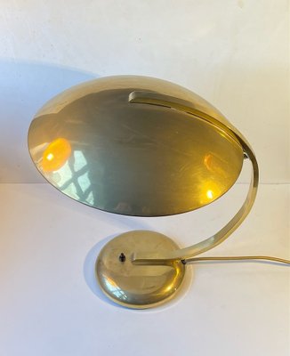 Bauhaus Brass Desk Lamp by Egon Hillebrand, 1940s-LCR-1133084