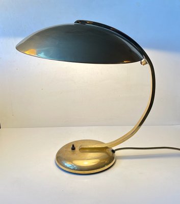 Bauhaus Brass Desk Lamp by Egon Hillebrand, 1940s-LCR-1133084