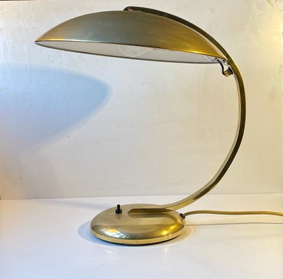 Bauhaus Brass Desk Lamp by Egon Hillebrand, 1940s-LCR-1133084