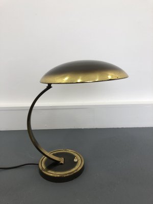 Bauhaus Brass Model 6751 Desk Lamp by Christian Dell for Kaiser Leuchten, 1950s-JWH-1450813