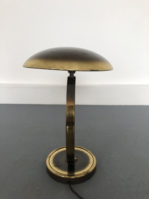 Bauhaus Brass Model 6751 Desk Lamp by Christian Dell for Kaiser Leuchten, 1950s-JWH-1450813