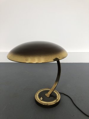 Bauhaus Brass Model 6751 Desk Lamp by Christian Dell for Kaiser Leuchten, 1950s-JWH-1450813