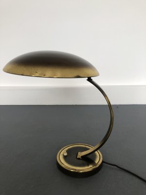 Bauhaus Brass Model 6751 Desk Lamp by Christian Dell for Kaiser Leuchten, 1950s-JWH-1450813