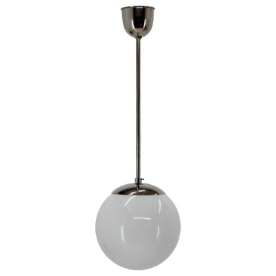 Bauhaus Chrome Ceiling Lamp, 1930s-TZ-801056