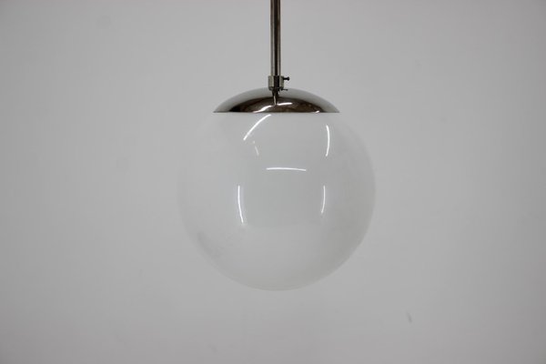 Bauhaus Chrome Ceiling Lamp, 1930s-TZ-801056