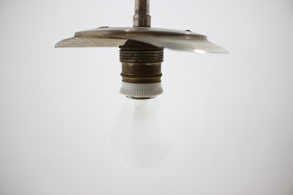 Bauhaus Chrome Ceiling Lamp, 1930s-TZ-801056