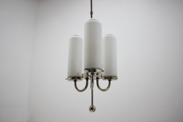 Bauhaus Chrome Ceiling Lamp, 1930s-TZ-774593