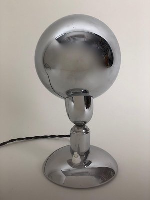 Bauhaus Chrome & Ikora Table Lamp or Wall Reflector from WMF, 1936-BAF-763479