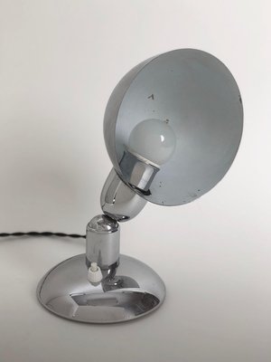 Bauhaus Chrome & Ikora Table Lamp or Wall Reflector from WMF, 1936-BAF-763479