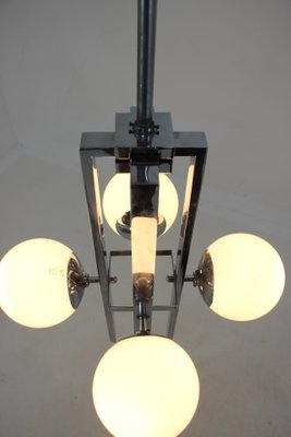 Bauhaus Chrome Pendant Light, 1930s-TZ-1156520