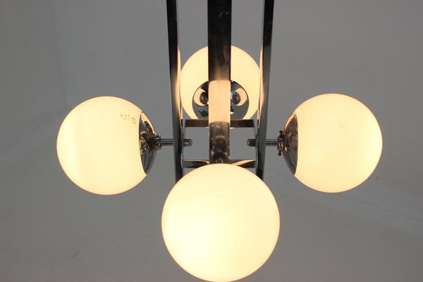 Bauhaus Chrome Pendant Light, 1930s-TZ-1156520