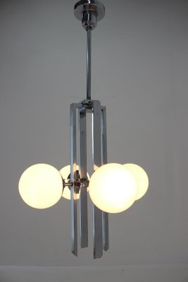 Bauhaus Chrome Pendant Light, 1930s-TZ-1156520