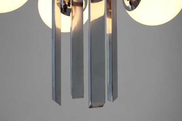 Bauhaus Chrome Pendant Light, 1930s-TZ-1156520