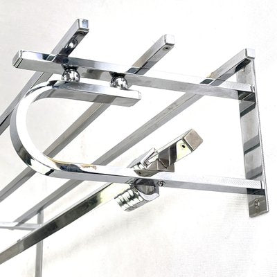 Bauhaus Chrome Wall Rack-JUZ-1323771