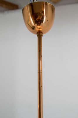 Bauhaus Copper Chandelier by Josef Hurka, 1930s-TZ-1747897