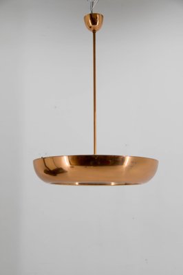 Bauhaus Copper Chandelier by Josef Hurka, 1930s-TZ-1747897