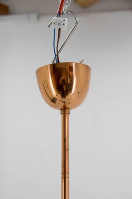 Bauhaus Copper Chandelier by Josef Hurka, 1930s-TZ-1747897